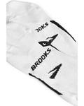 Унисекс носки Brooks Ghost Crew, White/Brooks - фото 2