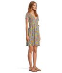 Платье Toad&Co Freesia Wrap Short Sleeve Dress, North Shore Lily Print - фото 2
