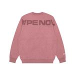 Свитшот с логотипом на груди Aape, розовый - фото 5