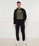 Футболка мужская Ea7 облегающего кроя, зеленый - фото 2