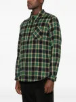 Рубашка в клетку с длинными рукавами Individual Sentiments, зеленый - фото 3