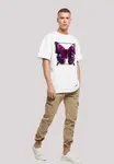 F4NT4STIC Футболка "Pink Butterfly OVERSIZE TEE", принт, белый - фото 4