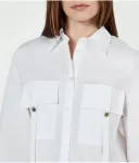 Рубашка Relaxed fit Twin-Set, белый - фото 4