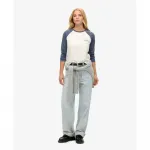 Лонгслив Superdry Essential Logo Baseball, белый - фото 6