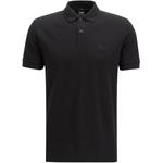 Футболка поло мужская черная HUGO BOSS - фото