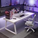 Компьютерный стол Naijia 100x60 см для двоих, игровой, офисный, письменный, в комплекте со стулом, цвет Sesame Black - фото 2