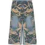 Джинсовая юбка миди Acne Studios, синий - фото