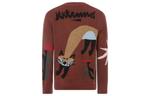 Maison Kitsune Свитер мужской бордовый - фото 4
