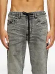 Прямые джинсы с эффектом потертости DIESEL, серый - фото 6