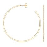 Большие серьги-кольца с бриллиантами (1/3 карата) Brilliant Earth - фото 4