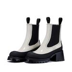 Ботинки Челси на каблуке 6 см женские BELLALILY, экрю - фото 3