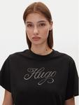 Футболка свободного кроя Vintage Tee 50537239 Hugo, черный - фото 4