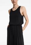 Комбинезон OYSHO FLOATY CROSSOVER BACK MIDI WITH SOFT TOUCH, Black - фото 5