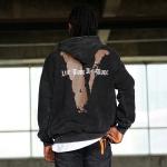 Кроссовки VLONE Live Alone Die Alone Hoodie 'Black Brown', черный - фото 7