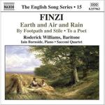 CD диск Finzi / Williams / Burnside / Sacconi Quartet: Earth & Air & Rain - фото