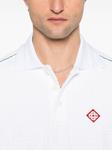 Casablanca рубашка поло с монограммой, белый - фото 4