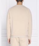 Толстовка Emporio Armani с логотипом на резинке, бежевый - фото 4