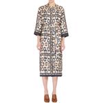 Платье миди Max Mara с принтом Chain MaxMara, marine синий - фото 4