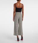 Брюки-капри в клетку Мики Simkhai, Black White Check - фото 3