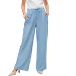 Брюки с высокой талией Vero Moda Melaney Loose, синий - фото 6