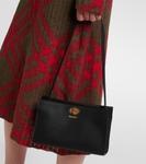 Маленькая кожаная сумка через плечо Burberry, черный - фото 6