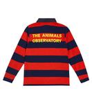 Рубашка поло в полоску с угрем The Animals Observatory, разноцветный - фото 3