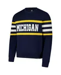 Мужской синий свитшот Michigan Wolverines Coaches Collection '47 Brand - фото 3