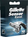 Лезвия для бритвы Sensor Excel 10 шт. Gillette - фото 2