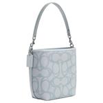 COACH Городская сумка-ведро из прорезиненного хлопка - фото 3