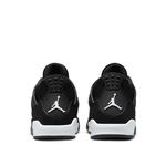 Кроссовки детские Jordan 4 Retro "White Thunder", черный/белый (Размер 28.5 RU) - фото 5