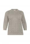 Джемпер Kaffe Curve Jumper, Elephant Skin/Light Grey - фото 5