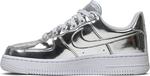 Кроссовки Nike Wmns Air Force 1 SP 'Liquid Metal - Chrome', серебряный - фото 4