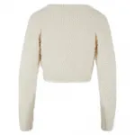 Кардиган Urban Classics Tied Cropped Feather, бежевый - фото 4