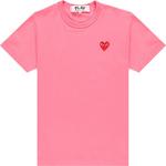 Футболка Comme des Garçons PLAY Mini Heart Solid Tee 'Pink', розовый - фото 2