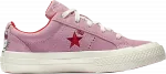 Кроссовки Converse Hello Kitty x One Star Suede Low Top GS Prism Pink, розовый - фото