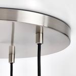 Подвесной светильник Ikea Hogvind 3 Lamps, 41 см, никелированный/серый стекло - фото 4