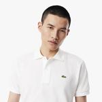 Поло Lacoste Logo-Patched Short-Sleeve, белый - фото 9