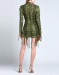 Мини-платье Balmain, зеленый - фото 4