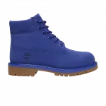 Ботинки Timberland Premium 6 Inch Junior с логотипом, синий - фото