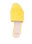 Nº21 шлепанцы с тисненым логотипом, желтый - фото 4