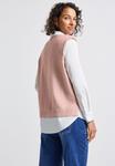 Джемпер Street One ÄRMELLOSER V-NECK, Rosa/Mottled Light Pink - фото 3