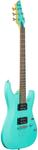 Электрогитара Schecter C-6 Deluxe, цвет Satin Aqua 428 - фото 9