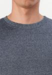 Толстовка TOM TAILOR STRUCTURED CREW NECK, Navy/Dark Blue - фото 6