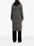 Двубортное пальто в клетку Desigual, серый - фото 3