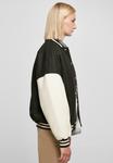Бомбер Urban Classics BIG U COLLEGE, цвет Black Palewhite - фото 5