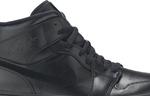 Кроссовки Air Jordan 1 Mid Triple Black, черный - фото 2