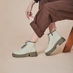 Ботинки Martin Boot женские Gemeiq, хаки - фото 19