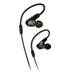 Наушники-вкладыши Audio-Technica ATH-E50 мониторные, черный - фото 3