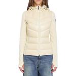 Утепленная куртка Grenoble с капюшоном Moncler, Ecru - фото 4