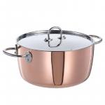 Кастрюля с крышкой Ikea Finmat, розовый - фото